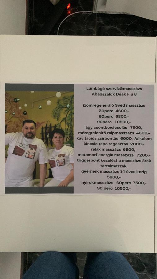 Apartament Magic Vendeghaz Abádszalók Zewnętrze zdjęcie
